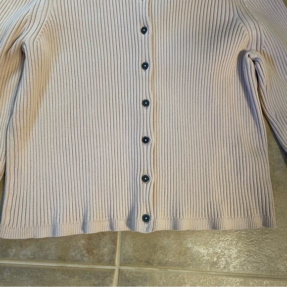 Boden Ribbed Detail Cardigan, Rope XL - Picture 10 of 14